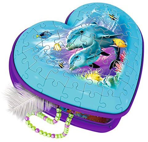 Ravensburger 12118 3D-Puzzle Herzform Unterwasser Girls