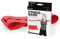 Kintex Fitnessband, 2,5 m x 15 cm, Gymnastikband in 7 Stärken, 100% Latex, transportables Trainingsband (Rot)