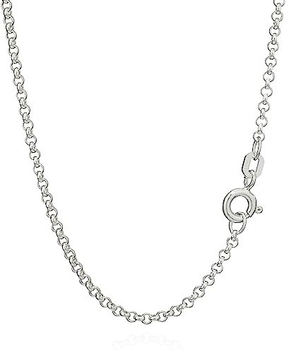 NKlaus Argent 45cm Chaîne à pois 925 Argent massif Rond Collier 4,1g 2,00mm 8919