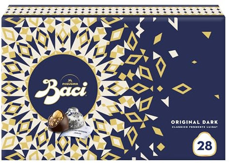 BACI PERUGINA Classico Cioccolatini Fondenti ripieni al Gianduia, Scatola Regalo 350g
