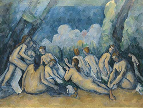 National Gallery 1000 Piece Jigsaw Puzzle - Bathers (Les Grandes Baigneuses) - Made In The UK - Incredibly Detailed - Hi-def Image - 100% Recycled Puzzle Board