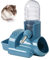 Hamster Wasserflasche, 3 in 1 freistehender automatischer Wasserspender (Blau)