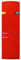 Cecotec Frigorífico Combi 2 Puertas Retro de 294L Bolero CoolMarket Combi Origin 294+ Red E. Altura 190cm y 60,5 cm de Ancho, Total No Frost, Multi Cooling, Fast Freezing, Acabado Vintage Rojo