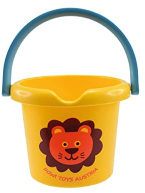 Gowi 550-57 Eimer ø16cm - Gelb, Sand- und Wasserspielzeug