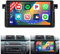 Hikity 2G+64G Android Radio Coche para BMW E46 1999-2005 Wirele Carplay Android Auto 9 Pulgadas Pantalla Tactil con WiFi/Enlace Espejo/Bluetooth Manos Libres/USB/FM RDS,Cámara Trasera