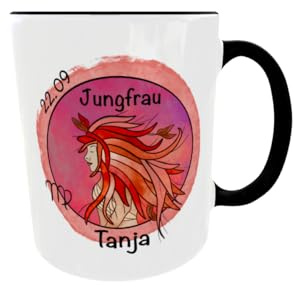 Tasse Sternzeichen personalisiert//Tasse Sternzeichen Jungfrau