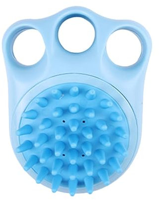 AAKOMA Hundebadebürste, Nachfüllbare Pfotenförmige Shampoo-Bürsten für Haustiere, verschleißfest, Haarentfernungsprodukte für Hunde und Katzen für Tierkliniken, Tierheime, Heime und Tierhandlungen