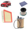 Kit tagliando 4 filtri per Ford Fiesta VII 1.5 TDCi gasolio 2017+