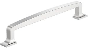 Amerock BP5372226 Westerly Schrankgriff aus poliertem Chrom, Möbelbeschläge, Möbelbeschläge, Schubladengriff, 160 mm