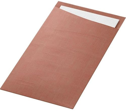 240 Serviettentaschen/Bestecktaschen Duni Sacchetto® Dunisoft® Earth Terra