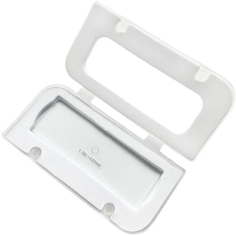 Pitycbo C1 Mikroskoptisch-Mikrometer, Div 0,01 mm, Mikroskop-Kalibrierungslineal zum Messen