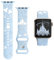 Finoriss Bracelet Gravé de Dessin Animé Compatible Avec Apple Watch 42mm, 44mm, 45mm, 49mm - Pour Femme, Sport Mignon et Coloré - iWatch Séries SE/9/8/7/6/5/4/3/2