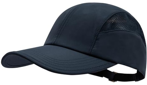 CLAPE Atmungsaktiv Mesh Running Cap Sommer Sport Kappe Schnelltrocknend Basecap Herren Damen Anti-UV Sunscreen Cap Moisture Wicking Unstructured Hats