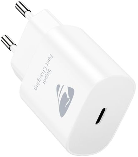 Chargeur USB C, 25W Chargeur Rapide Samsung Prise USB C, PD 3.0 Adaptateur Type C Secteur Mural USBC Chargeur pour iPhone 16 15 14 13 12 11 Pro Max X XS XR 8 7 6S, iPad, Samsung S24 S23 S22 S21