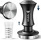 YMWVH Kaffee Tamper mit Base Ripple 51.5mm,30 lb kalibriert Espresso Tamper mit einer 20 lb austauschbare Feder, Barista Tamping Tool mit 100% Edelstahl Boden Tamper für Barista(Durchmesser Ø 51,5mm)