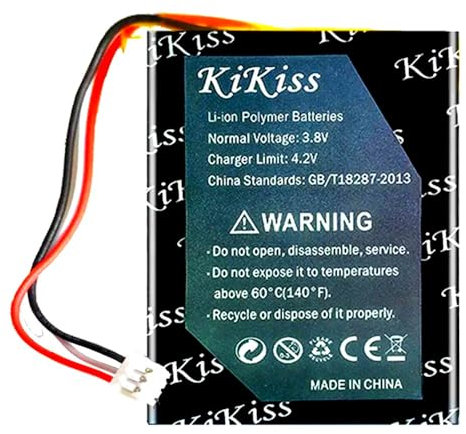 1500mAh High Capacity Li-ion Polymer Mp3/Mp4 Battery,Replacement Compatible for MP3 DVD PAD Camera Recorder Speaker with Tool Kits