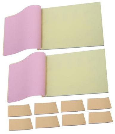 NUOBESTY 10stücke Blanko Notizbuch Ohne Durchschreibepapier Tragbar Kraftpapier Automatisches Kopieren Memo Block Für Büroaufgaben Und Finanzdokumente
