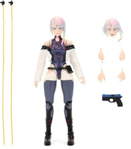 Cyberpunk: Edgerunners Diecast Minifigur Lucy 15 cm