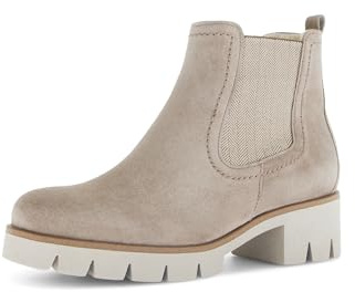 Gabor Damen Chelsea Boots, Frauen Stiefeletten,uebergangsschuhe,uebergangsstiefel,Schlupfstiefel,flach,Stiefel,Kiesel (EL. Wave),38.5 EU / 5.5 UK