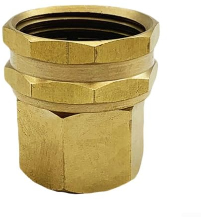 Lot de 2 raccords pivotants en laiton de 3/4 à 1 1/4 NPT pour tuyaux CVC et plomberie avec construction en cuivre