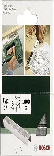 Bosch Accessories 2609255834 Set de 1000 agrafes à fil plat Type 51 Largeur 10 mm Epaisseur 1 mm Longueur 14 mm