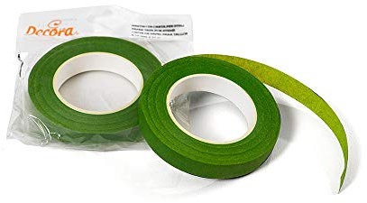 Decora 0803051 Nastro di Carta per Steli Verde Chiaro 12 Mm 27 M