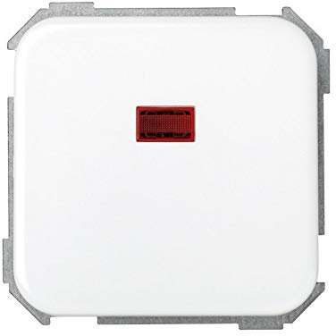 Simon - 31102-30 interruptor unipolar con piloto s-31 bl nieve Ref. 6553130004