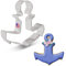 Ann Clark Cookie Cutters Anchor Ausstechform, 10,8 cm