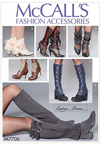 Mccall's Patterns Misses Spats, Taschentuch, mehrfarbig, 17 x 0,5 x 0,07 cm