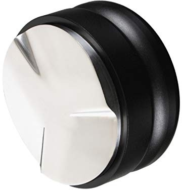 scarlet espresso | Distributor »Speciale TRE« für Barista; zur perfekten Extraktion mit Siebträgermaschinen; verschiedene Größen; schwere Ausführung (Schwarz, 53 mm)