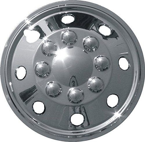 Radzierblenden Radblenden Radkappen (Satz 4 Stück) Amsterdam 15 - mit Chrom Finish - 017900 - Set mit Parkscheibe