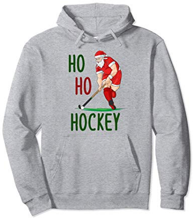 Feldhockey HO HO Hockey Weihnachten Geschenk Pullover Hoodie