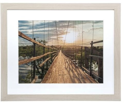 Atmosphera - Cadre photo Josh - bois et verre - 40x50 cm