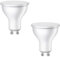 ledscom.de 2 Stück GU10 LED Leuchtmittel, PAR16, warmweiß (2700 K), 5 W, 450lm, 103°, matt