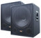 E-Lektron SUB-Q45A PA-Subwoofer Paar Aktiv 18/45cm Bass Lautsprecher Boxen mit integrierten Endstufen