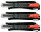 Yato 3PZ Profi Cuttermesser 18 mm scharfe Klinge aus Stahl Sk2h 18 mm Metallführung, Automatikblock, Profi-Cutter für professionelle Arbeit und einfach zu bedienen