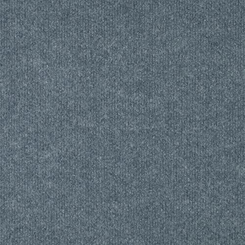 Light Blue Cord Carpet Temporary Thin Flooring Exhibition Event Budget Flooring (5m x 4m / 16ft 4 x 13ft 1)