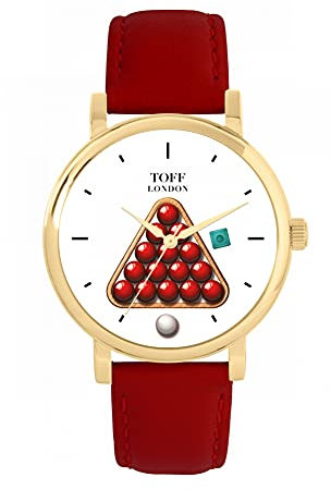 Toff London Snooker-Dreieck-Uhr