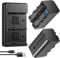 ENEGON NP-F750 Battery compatible with Sony NP-F550 NP-F570 NP-F750 NP-F770 NP-F930 NP-F950 NP-FM55H NP-FM500H NP-QM71 NP-QM91 NP-QM71D Cameras