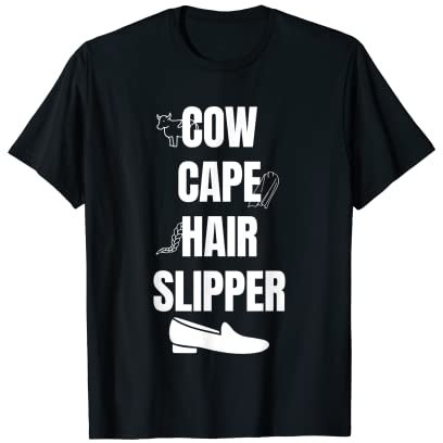 Kuh & Cape Hair & Slipper T-Shirt
