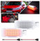 NSLUMO LED rote Kofferraumleuchten Für Seat Leon MK3 5F 2012-2019 2x SMD LED-Modul Gepäckraumleuchten Höflichkeits-Fußraumleuchte Umgebungsleuchten für Fracht