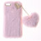 Fluffy Fur Plush Case for iPhone 6s Plus Protective Case Soft Warm Love Fluffy Case Bling Diamond Cover Fluffy Fur Skin TPU Cell Phone Case for Women Girls for iPhone 6 Plus,for iPhone 6s Plus,Pink