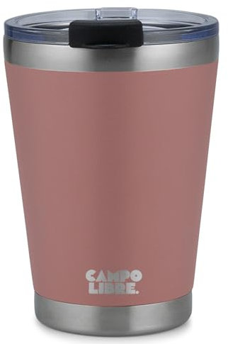 Campo Libre.® Bono I Thermobecher mit verschließbarem Deckel I Campingbecher 350ml I Thermosbecher I Perfekt als Teebecher to-go oder Coffee to-go Becher I Kaffeebecher thermo