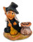 Figura decorativa Bruja Escoba 100% hecha a mano (Negro, Dinero)
