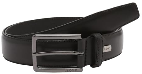 LLOYD Leder Gürtel Men's Leather Belt W110 Black schwarz