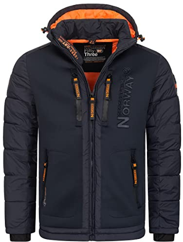 Geographical Norway Winter Jacke Parka Steppjacke Kapuzenjacke Outdoorjacke Warm gesteppt