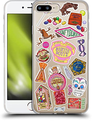 Head Case Designs Officially Licensed Harry Potter Honeydukes Receipt Memorabilia Gel Case [Military Grade Protection] Compatible with Apple iPhone 7 Plus/iPhone 8 Plus and Compatible with MagSafe