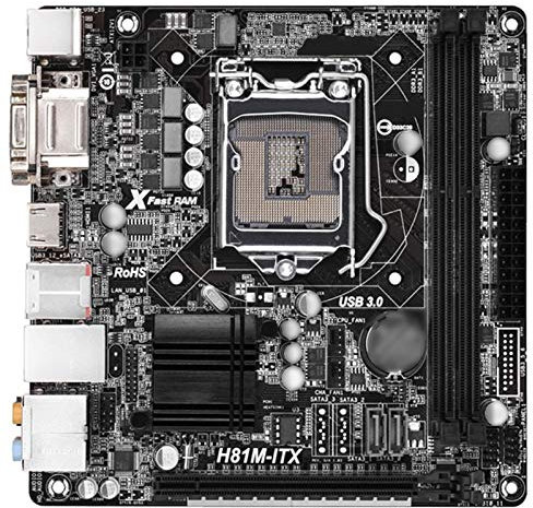 Fit For ASROCK H81M-ITX Mini ITX Motherboard Desktop Board Mainboard Socket LGA 1150 ESATA With Free WIFI Adapter