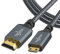 Twozoh Mini Câbles HDMI vers HDMI 3M, Nylon Tressé Mini HDMI C vers Full HDMI A pour 3D/4K 60Hz 1080p, Caméscope, Ordinateur portable, Tablette et carte graphique/Vidéo