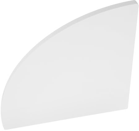 VOSAREA Floating Corner Shelf Wall Mounted Rack for Bathroom Kitchen Bedroom Multi-functional Space-saving Organizer for Sundries Books and Accessories Single Design Radius